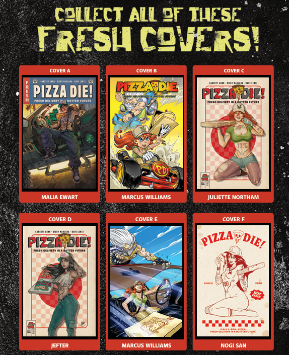 Pizza Die Ash Can Various Artists NYCC Preorder (Ships 10/14-10/25)